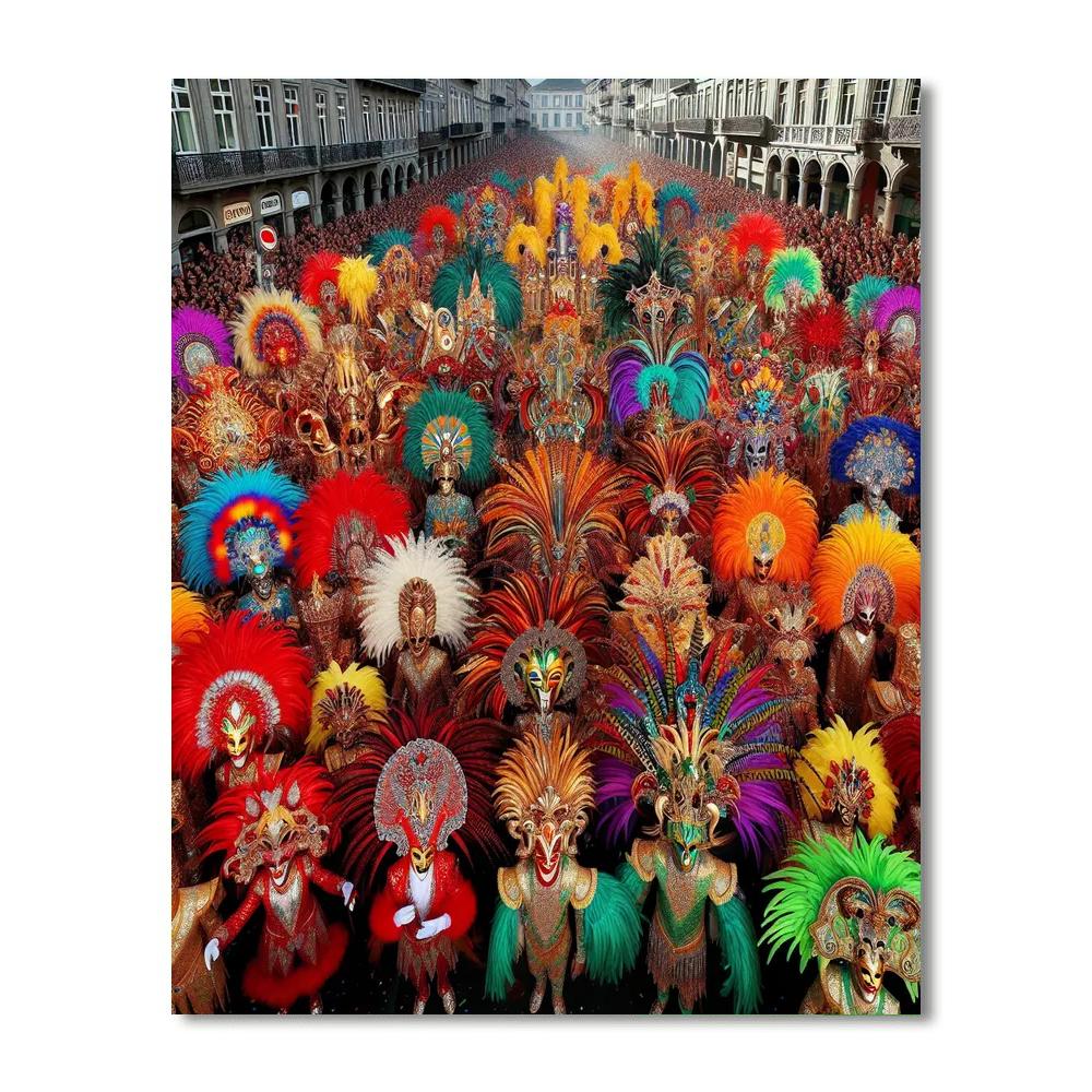 Rijeka Carnival - Rijeka Painting Number Kit