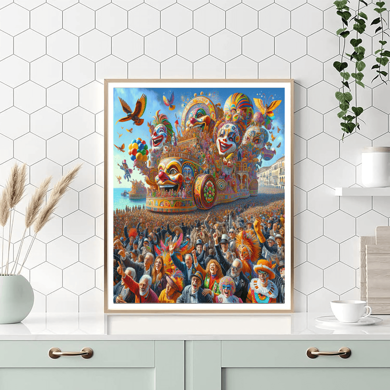 Carnevale Di Viareggio - Viareggio, Italy Paint By Color