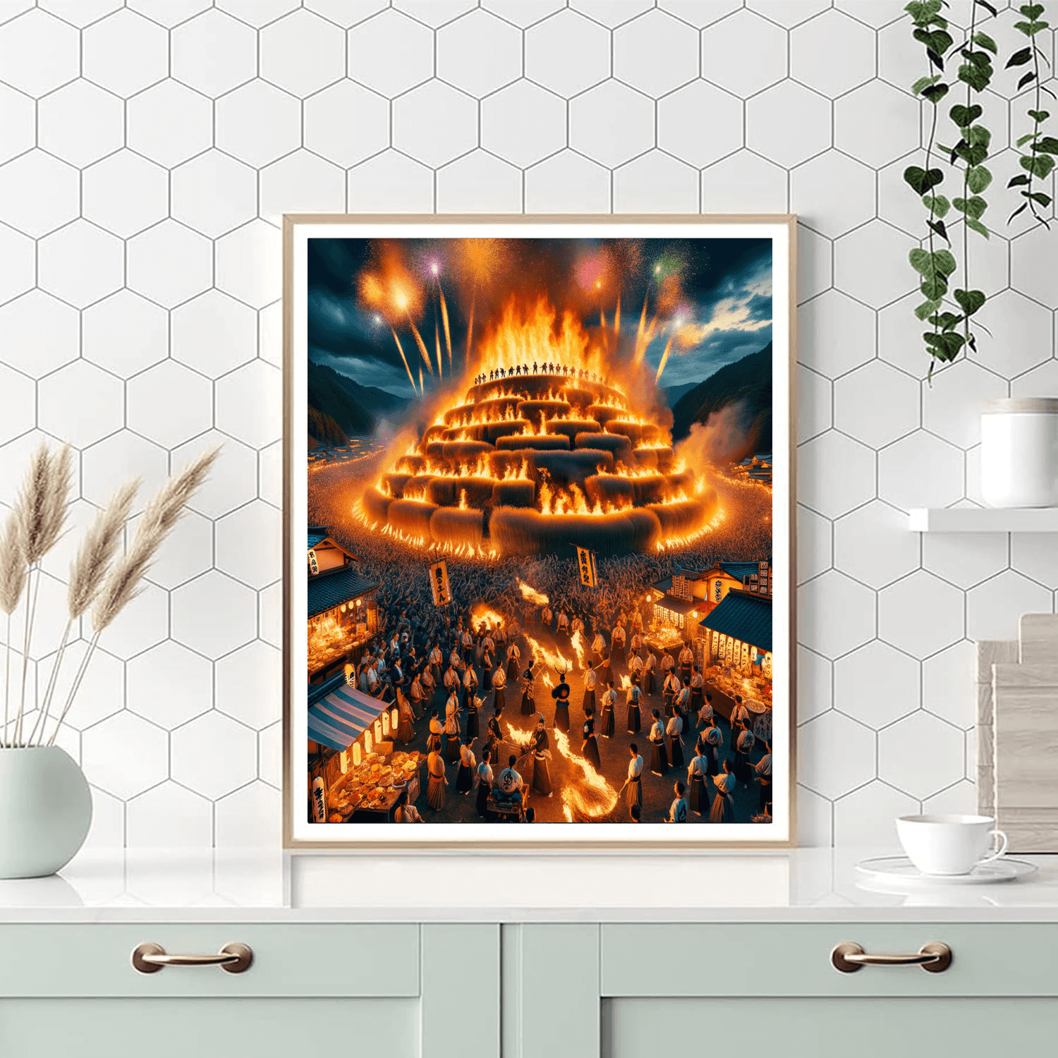 Wakakusa Yamayaki - Japan Paint By Color