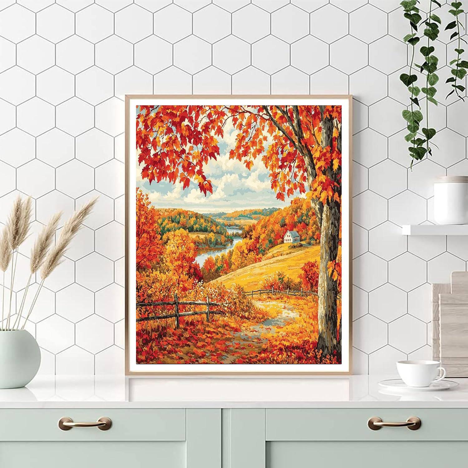 John Constable Inspired Autumn Winds  DIY Paint By Numbers