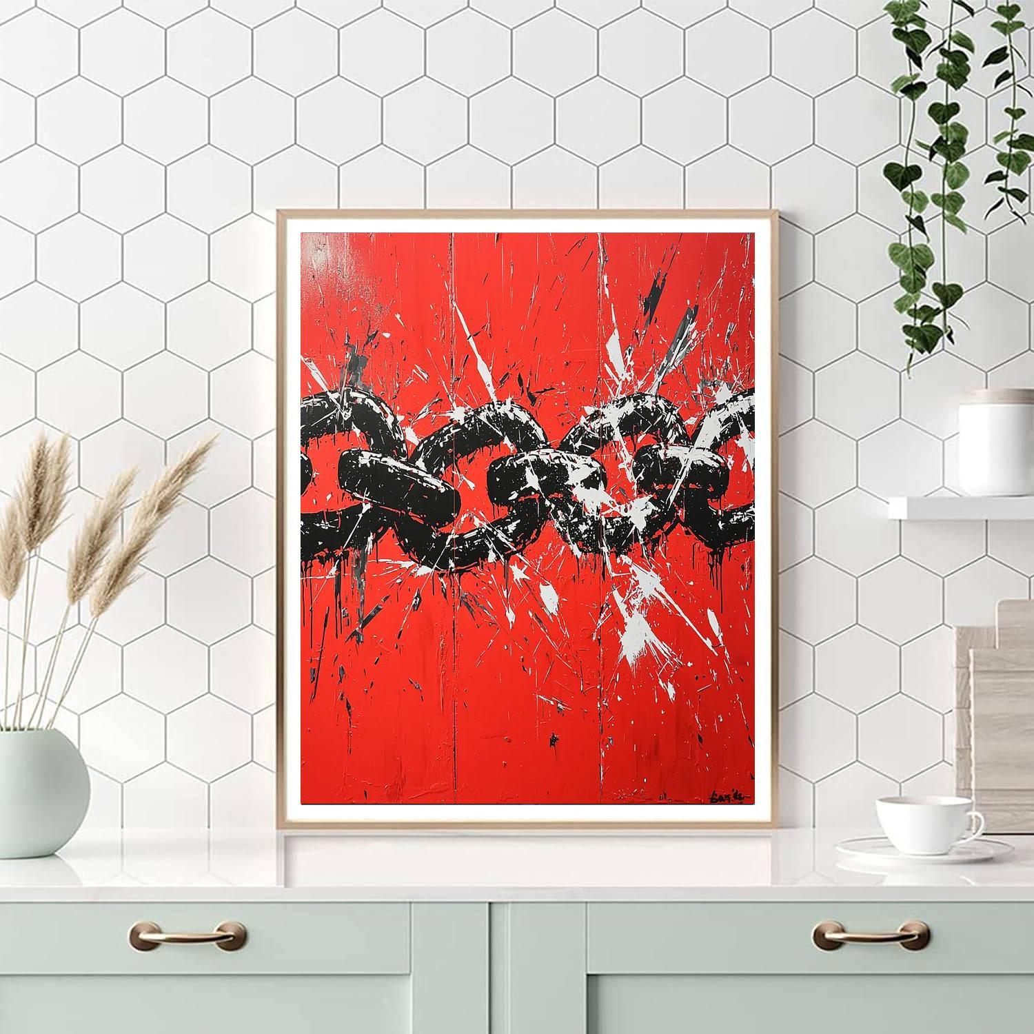 Banksy Inspired Reflections On Freedom  Paint By Numbers Kits