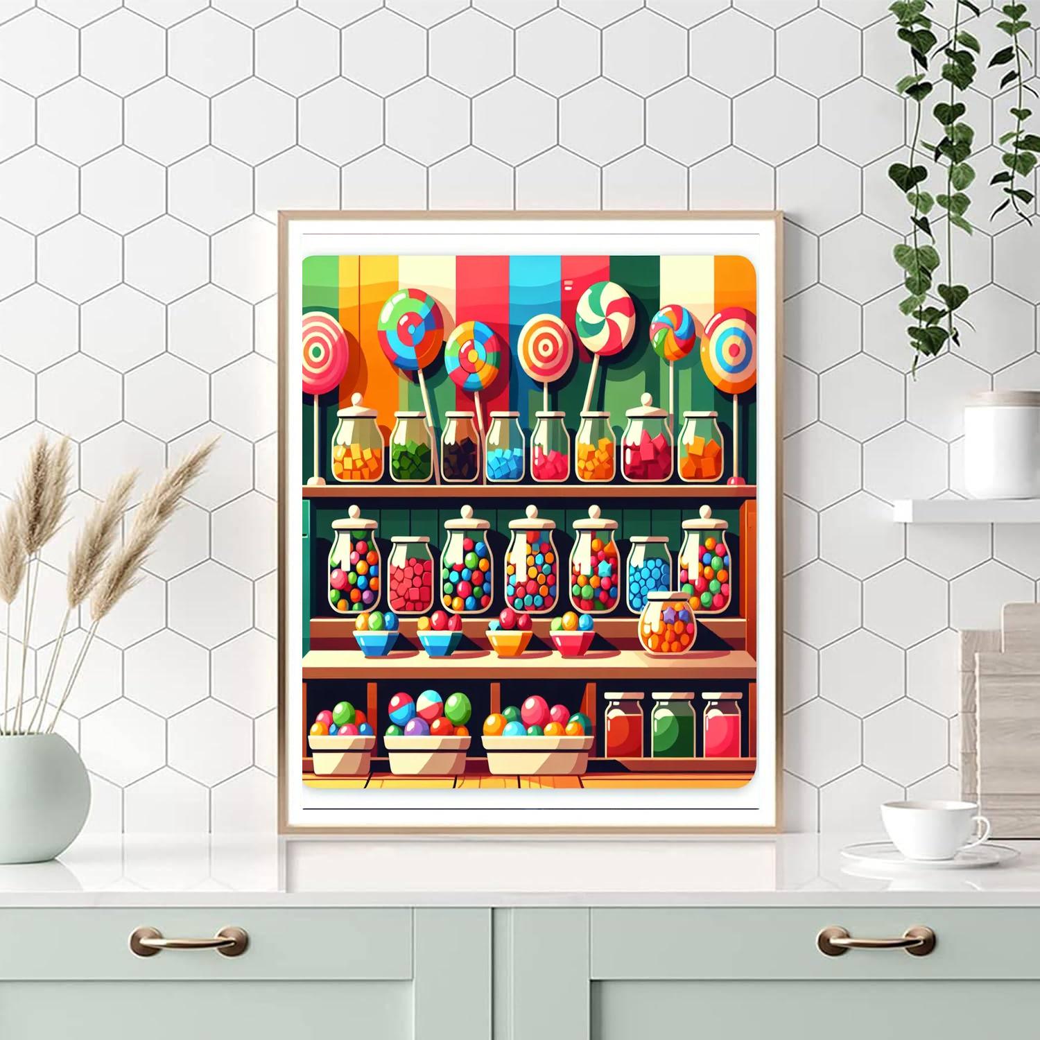 Sweet Shoppe Numbered Painting Kits