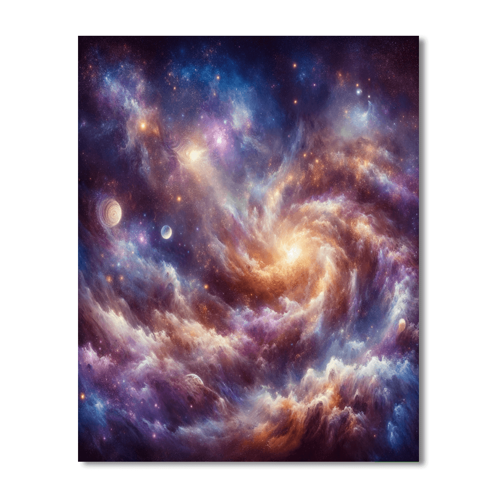 Imaginative Galaxy Journey DIY Paint By Numbers