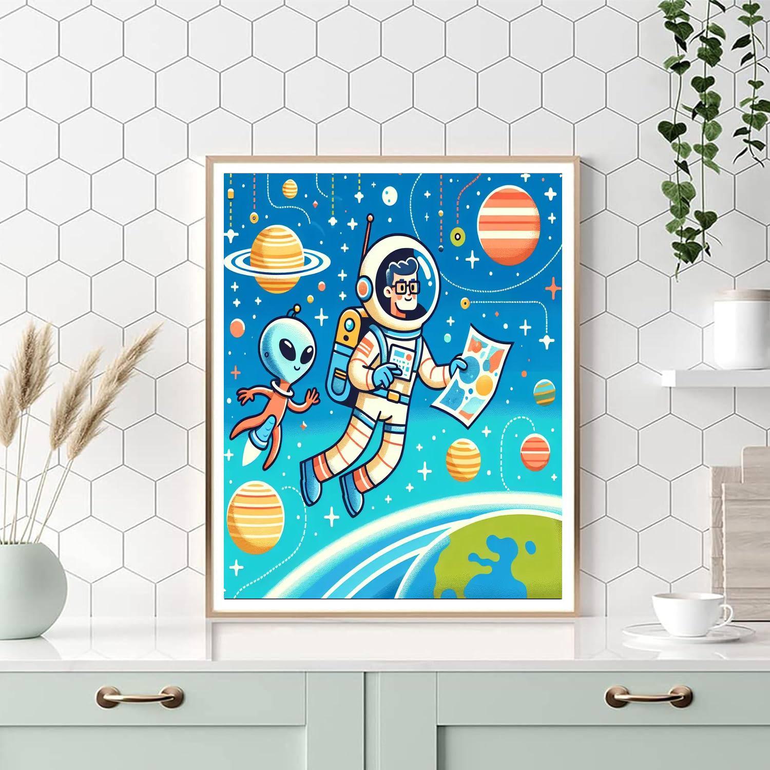 Space Adventure Odyssey Paint By Numbers Kits