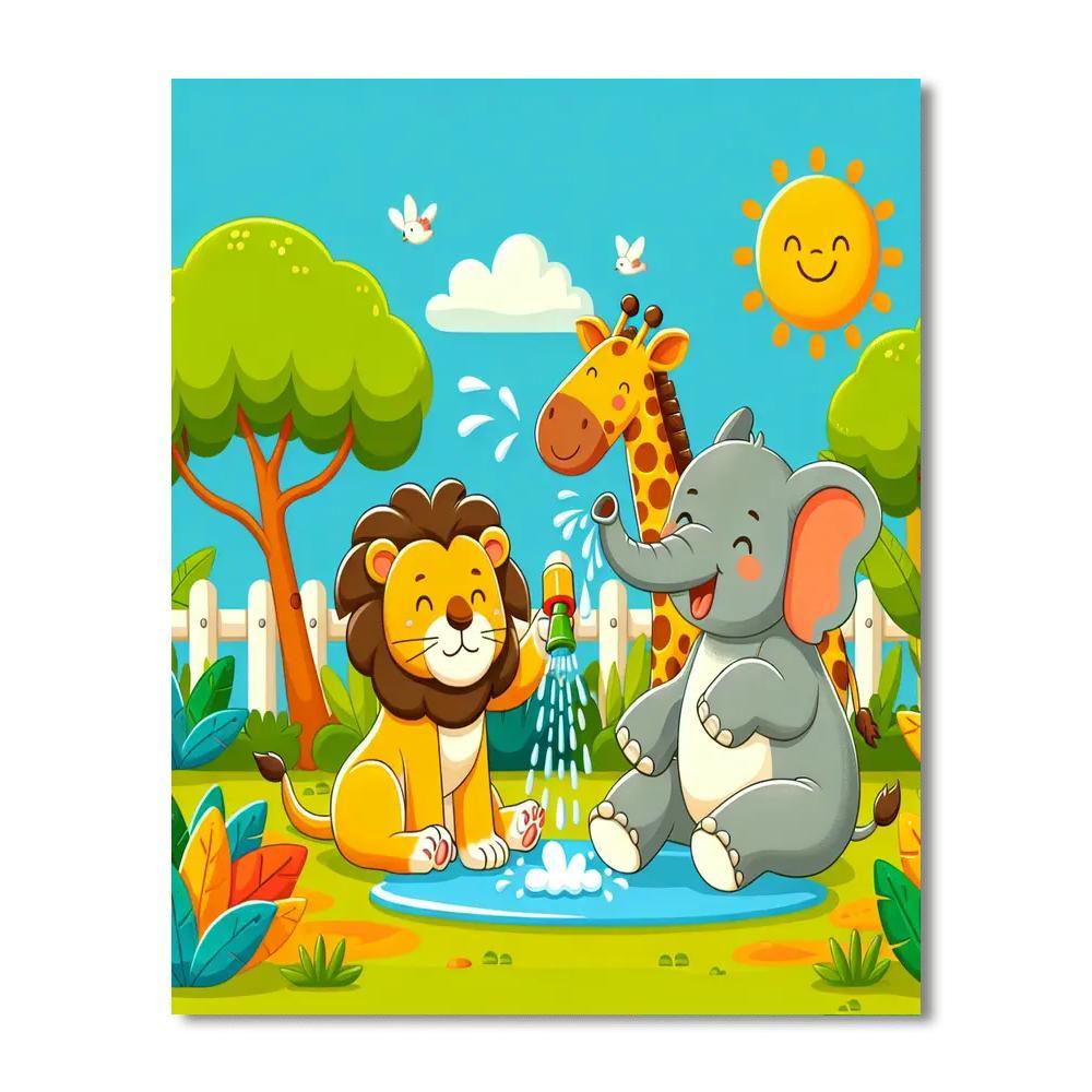 Charming Zoo Adventures Paint By Numbers Kits