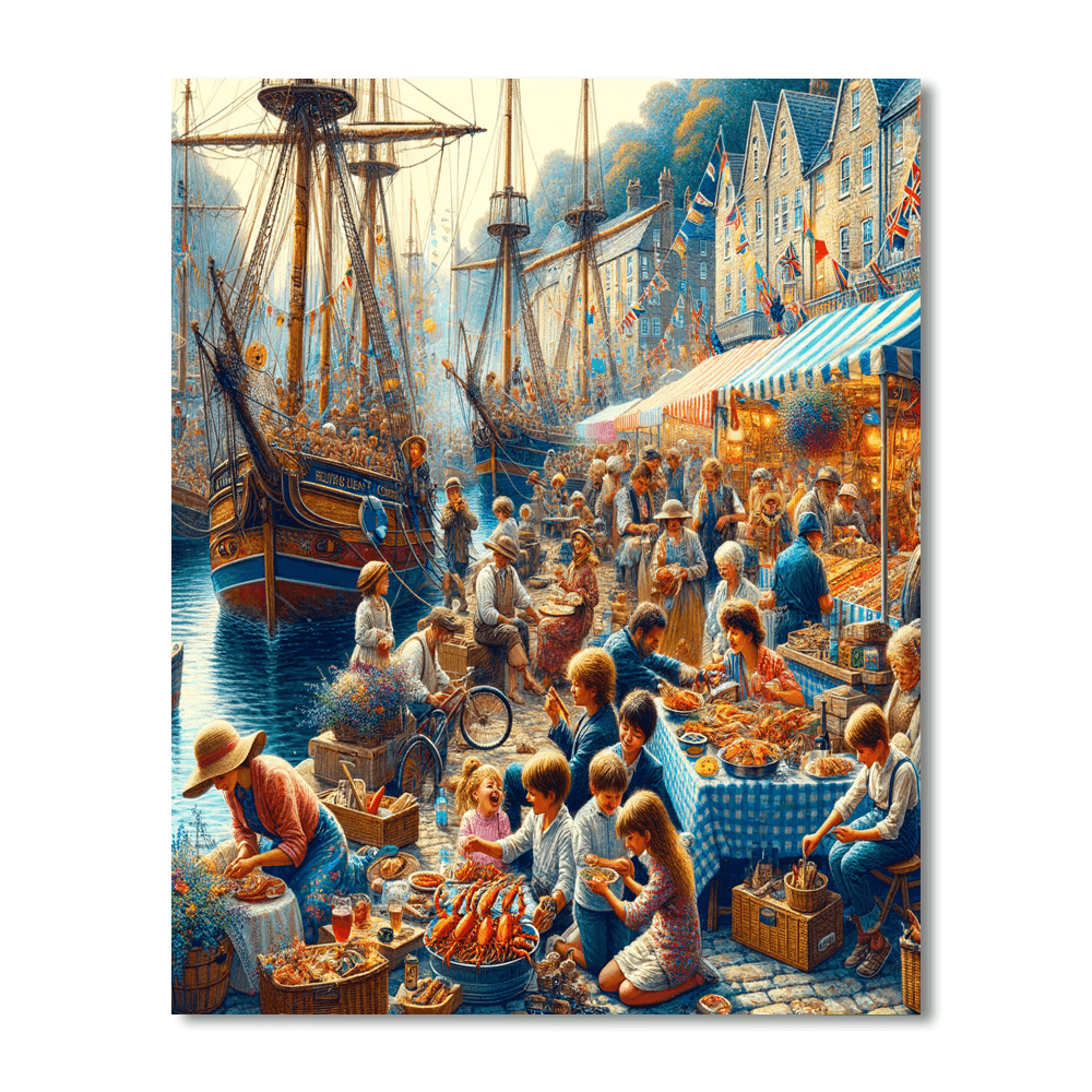 Harbour Day Numbered Painting Kits