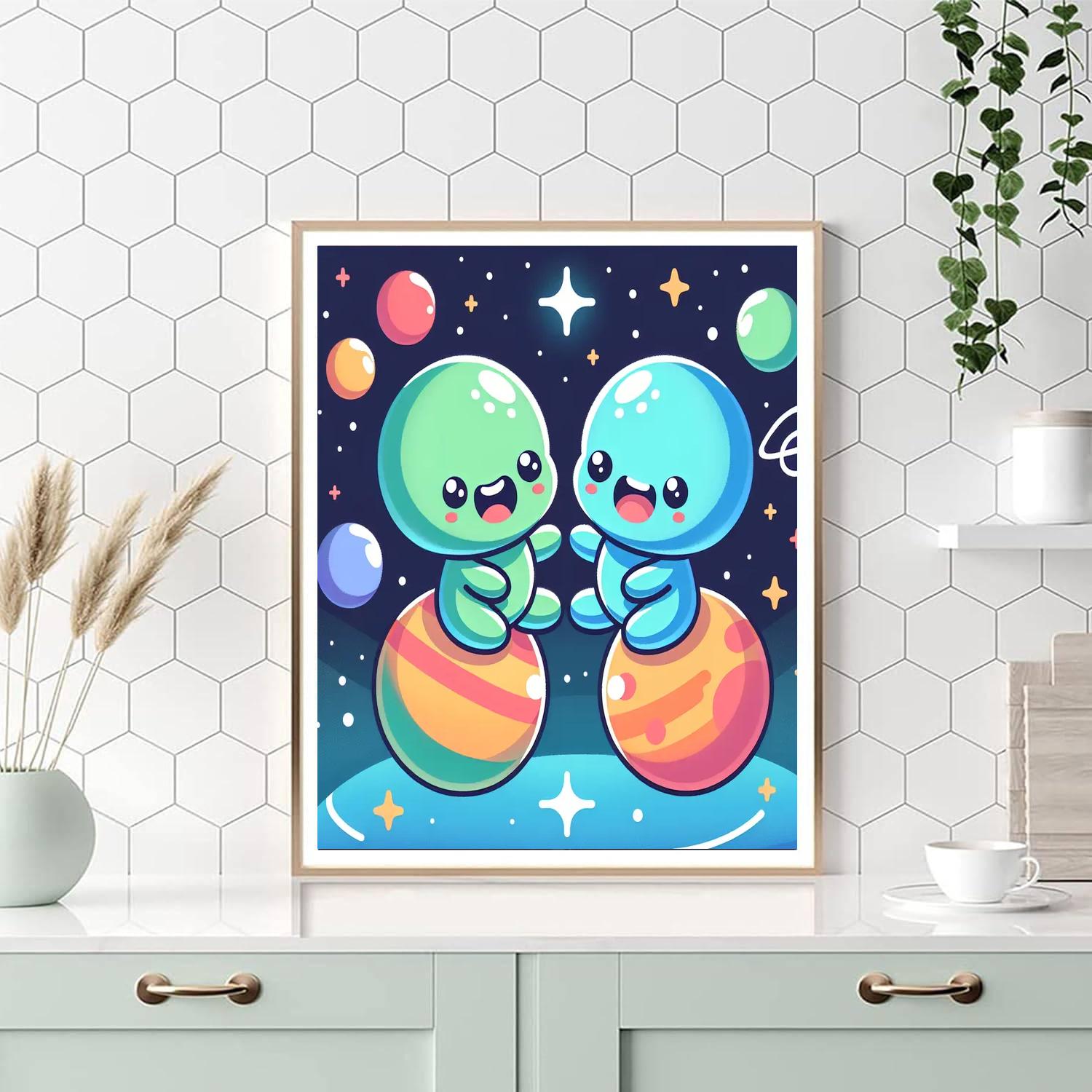 Cosmic Cuties Painting Number Kit