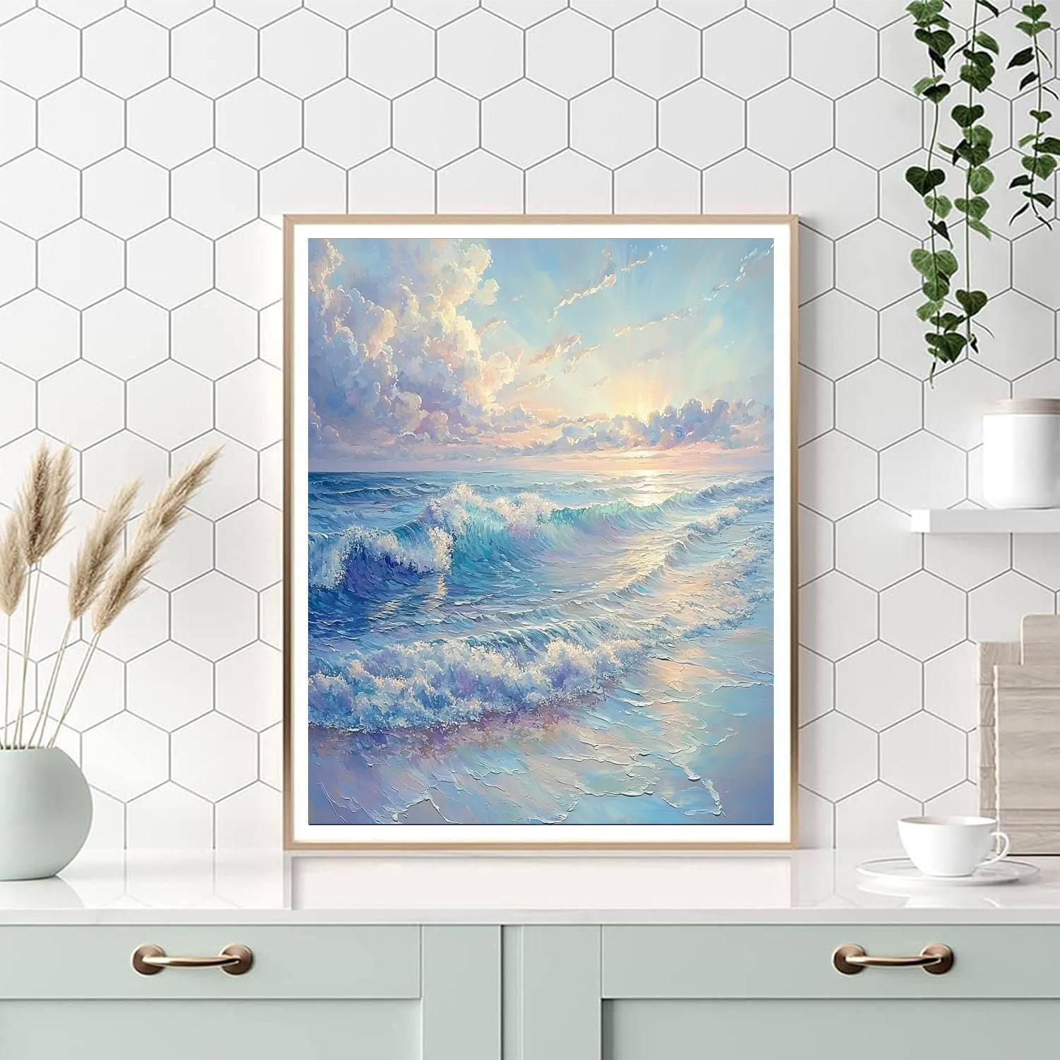 Zhao Mengfu Inspired Dreamscape Of Tranquility  Painting By Numbers Kit