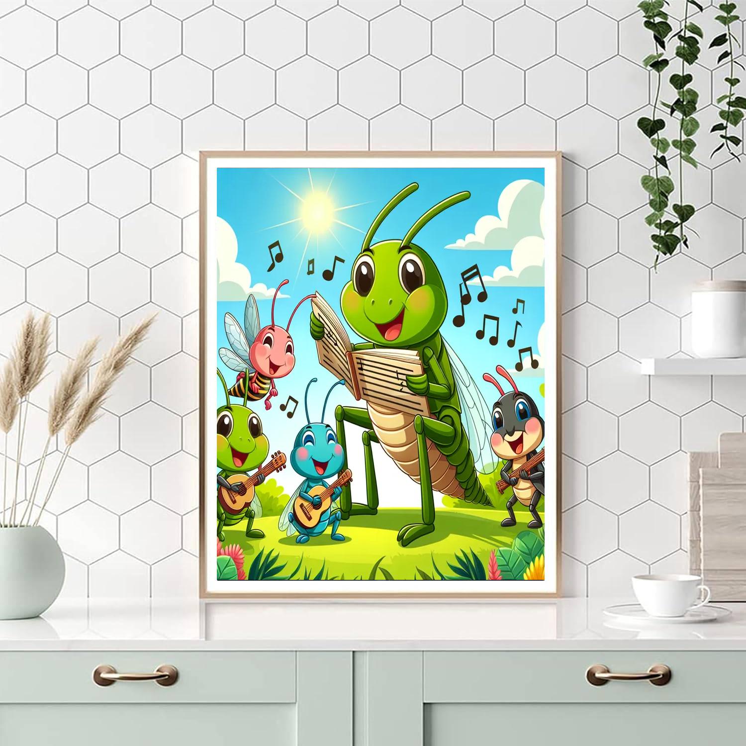 Merry Meadow Minstrels Number Painting