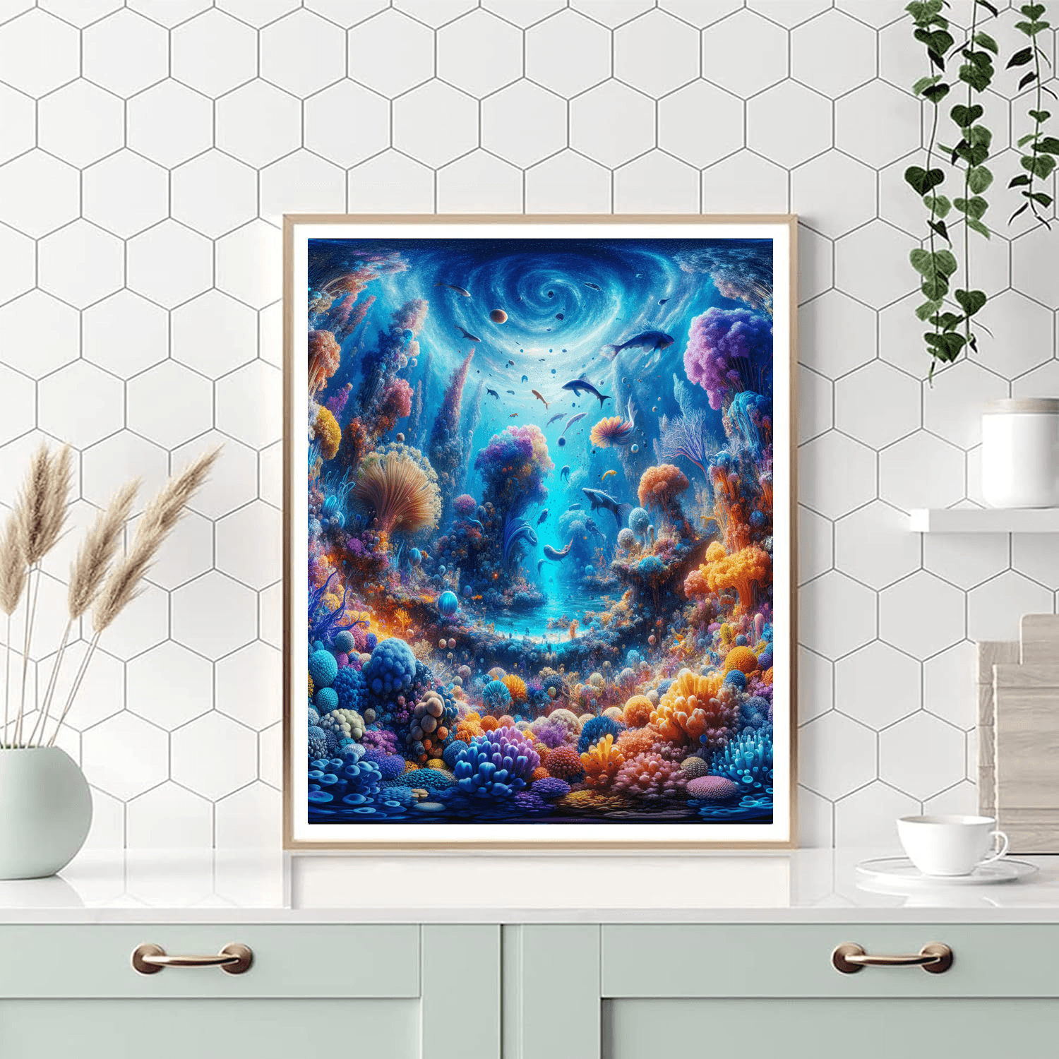 Fantasy Underwater Kingdom Paint By Color