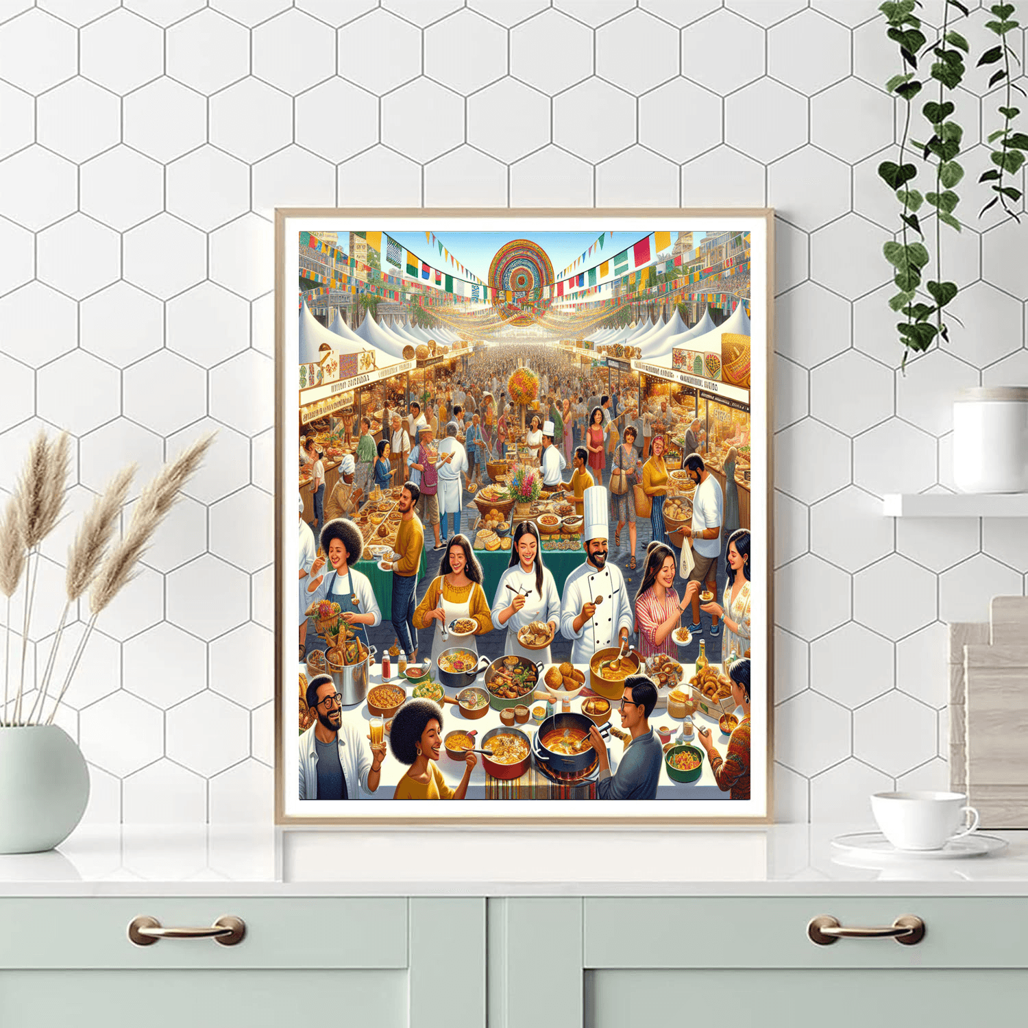 Salone Del Gusto - Italy Number Painting