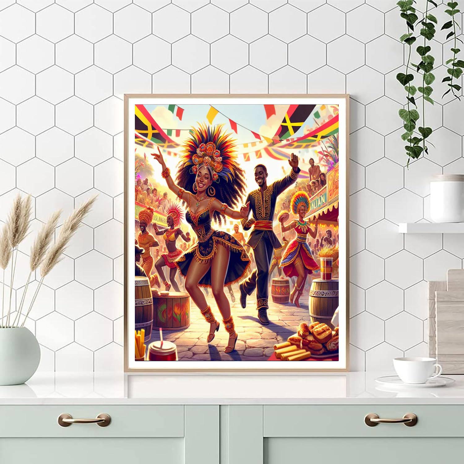 Kingston Maroon Festival Painting Number Kit