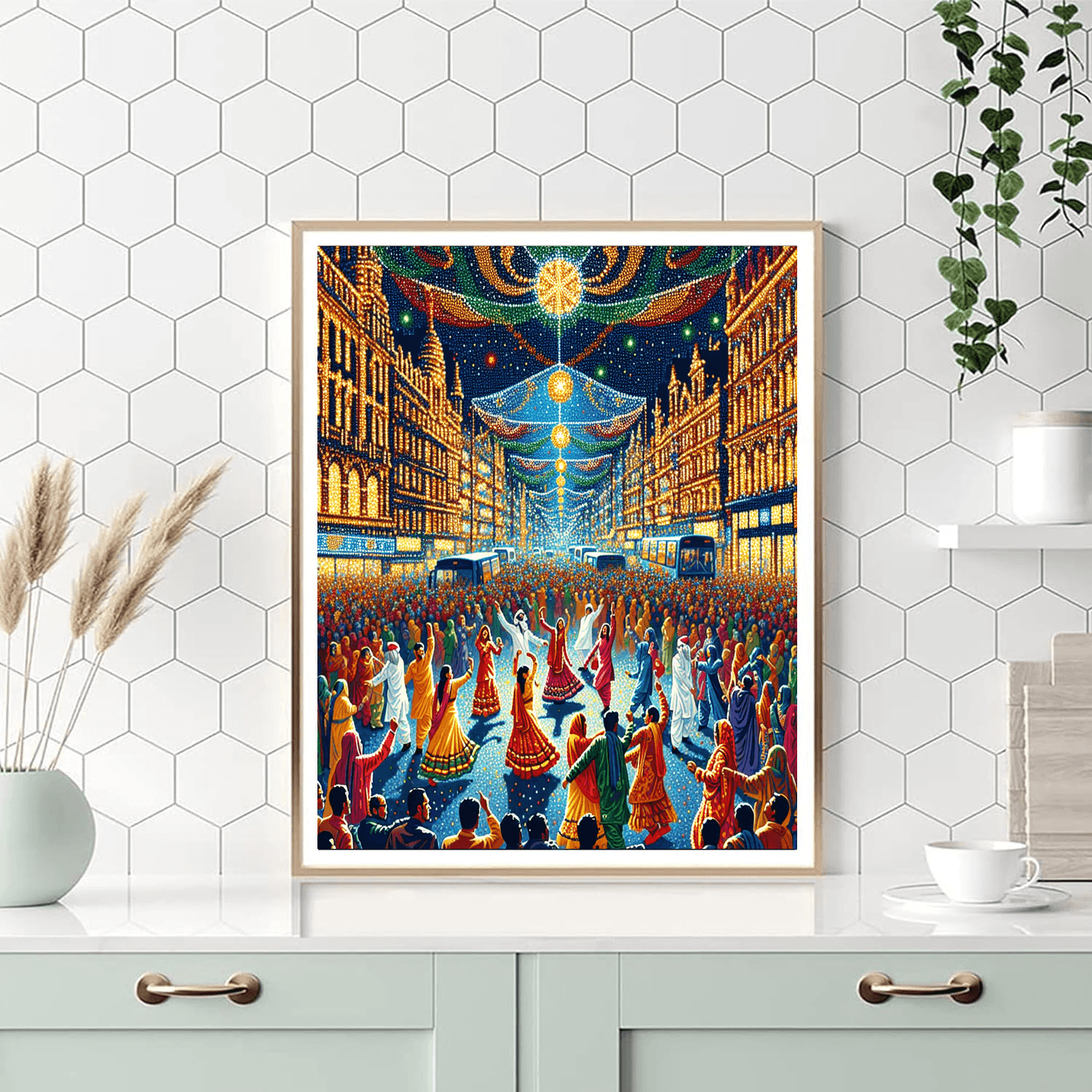 Diwali Lights Festival - Leicester, Uk Paint By Number