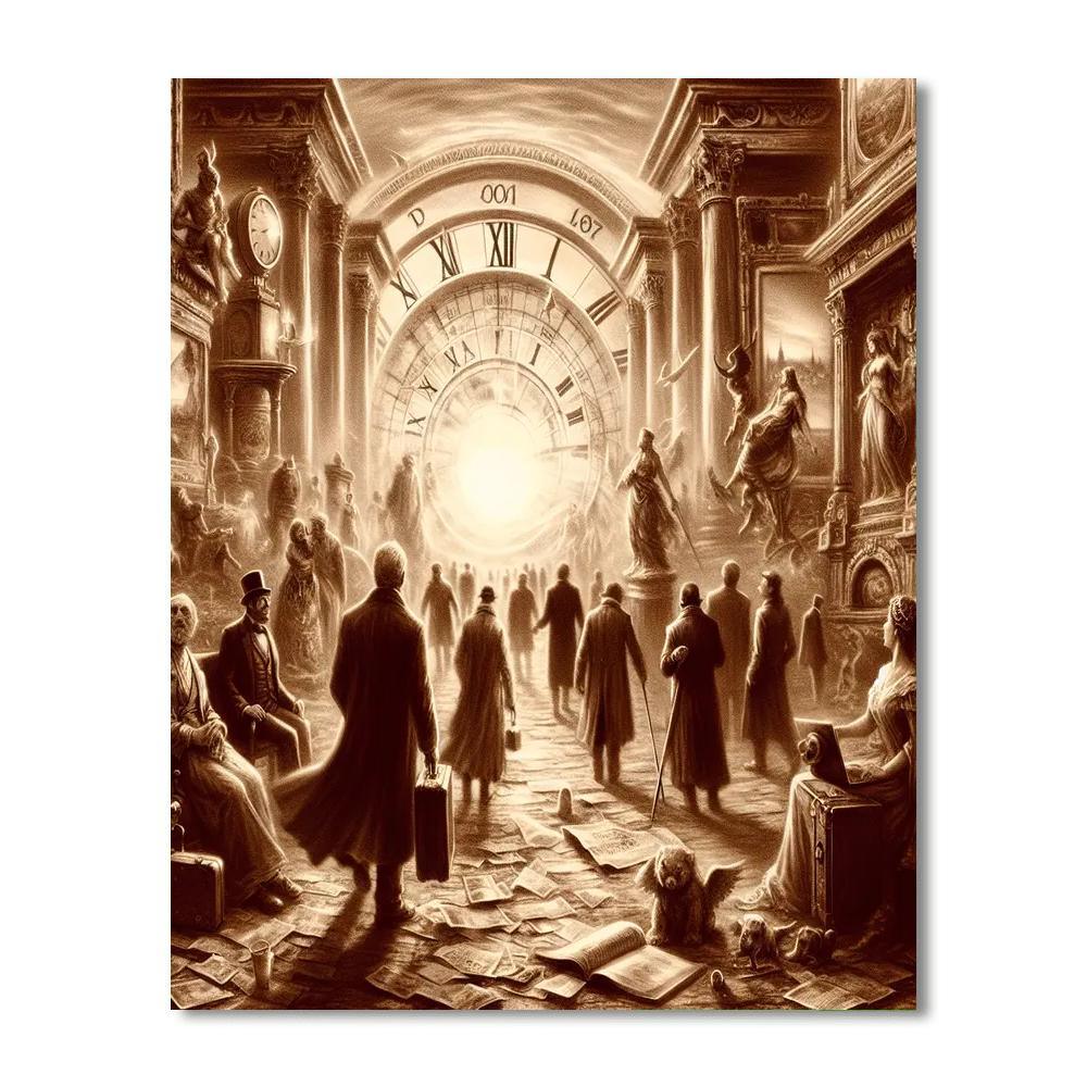 Historic Time Traveler Paint By Color