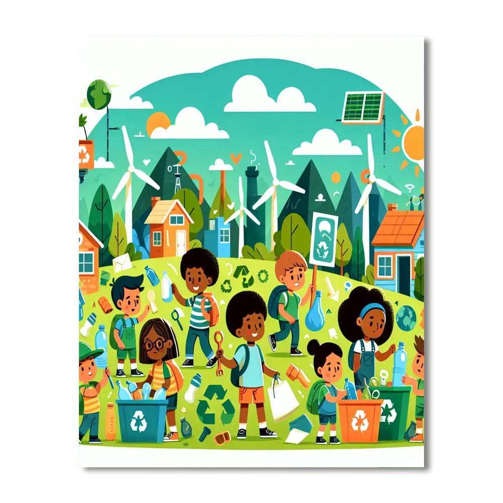 Eco Warrior Quest DIY Paint By Numbers