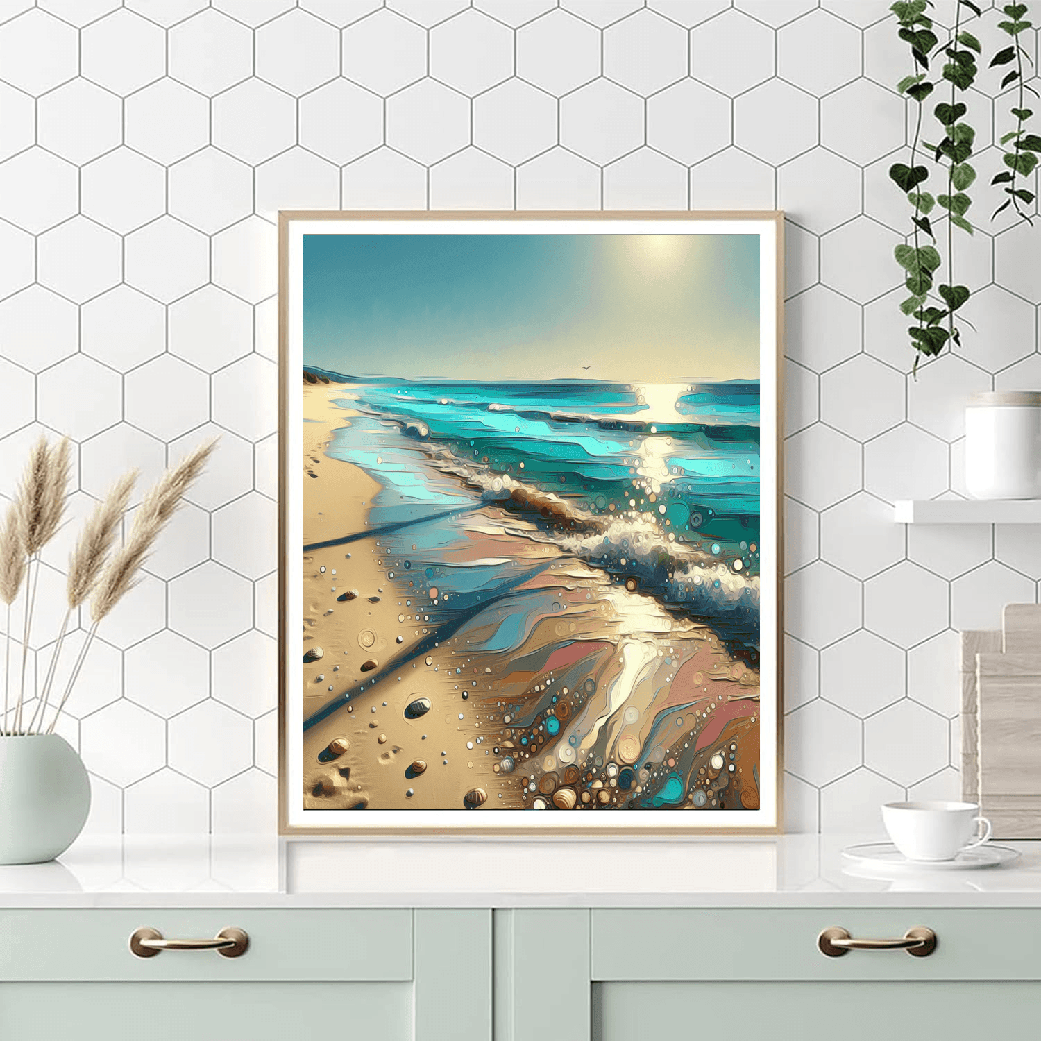 Charming Ocean Paradise Painting Number Kit