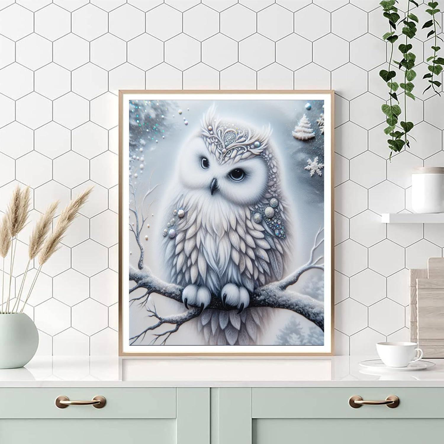 Magical Snowy Owl Tale Paint By Color