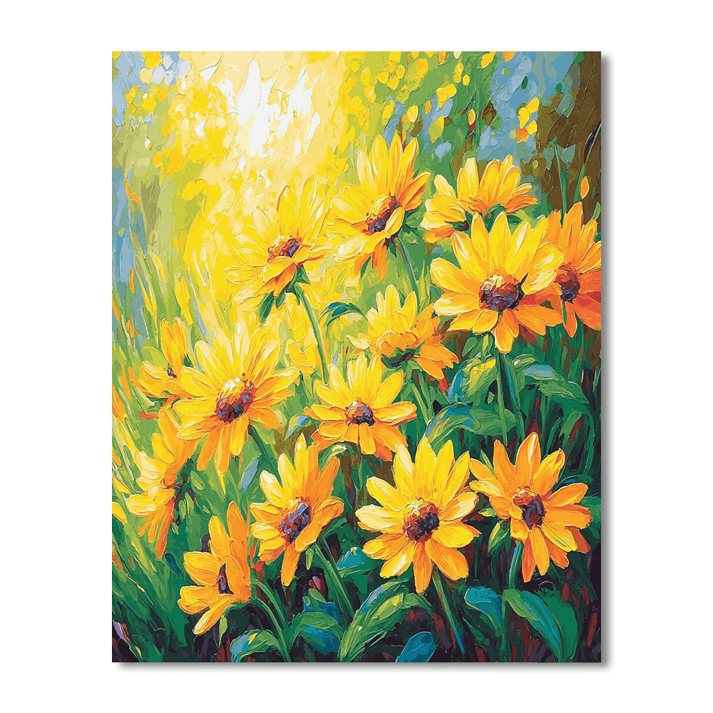 Vincent Van Gogh Inspired Radiant Summer Meadows  Paint By Numbers Kits