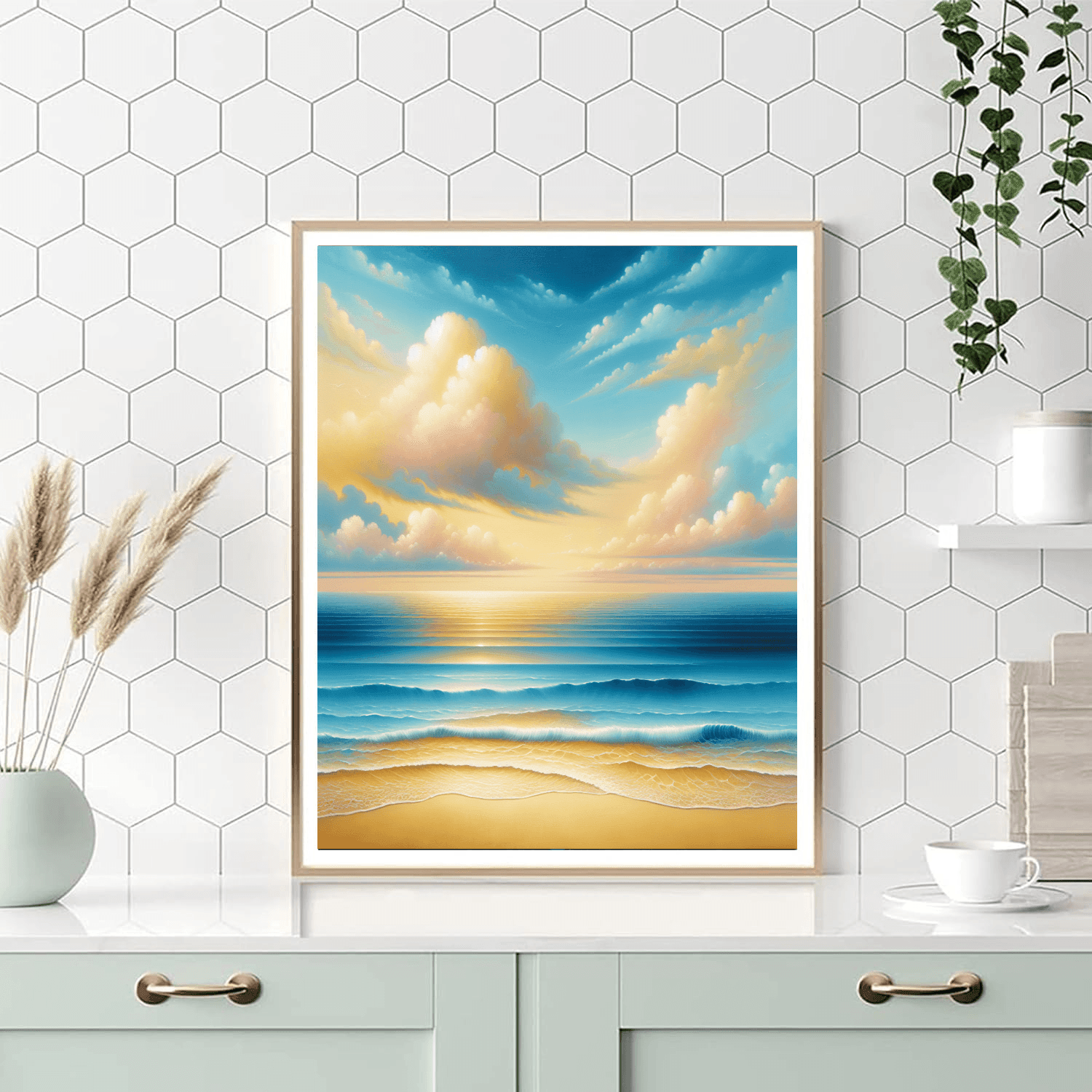 Captivating Seascape Number Painting
