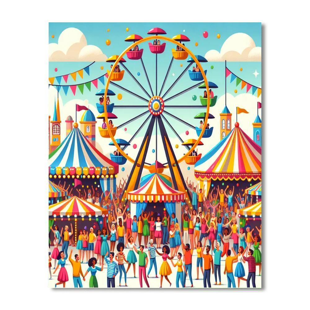 Magic Carnival Paint By Numbers Kits