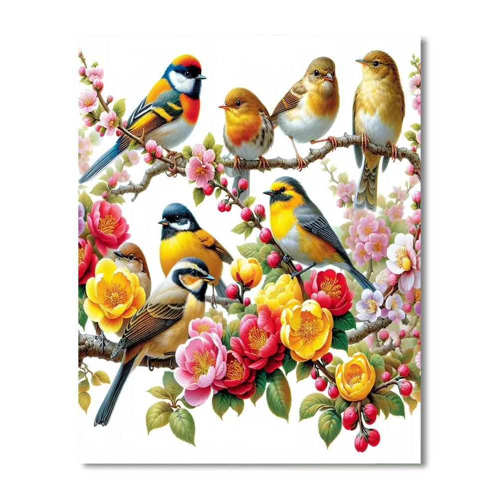 Harmonious Birdsong Painting By Numbers Kit