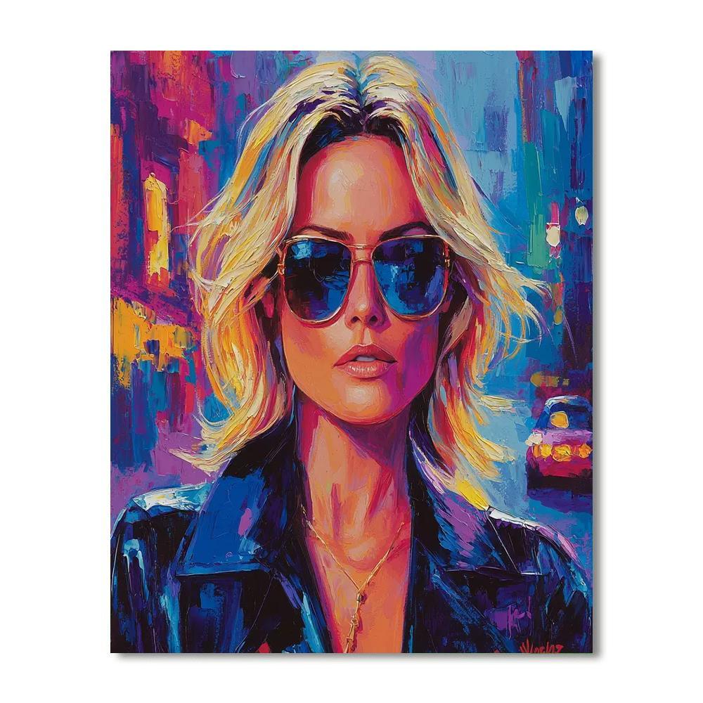 Charlize Theron: The Fierce Protector Of Atomic Blonde Number Painting
