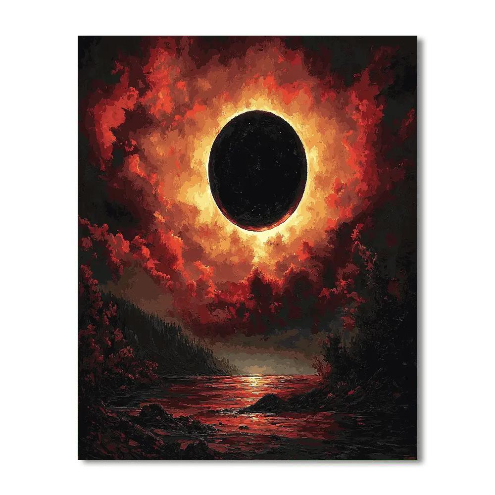 Caravaggio Inspired Eternal Eclipse  DIY Paint By Numbers