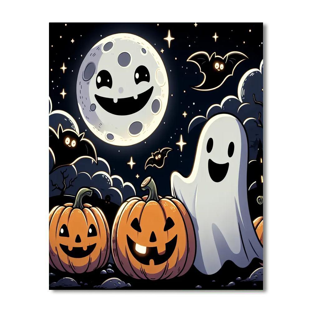 Happily Haunted Paint By Numbers Art