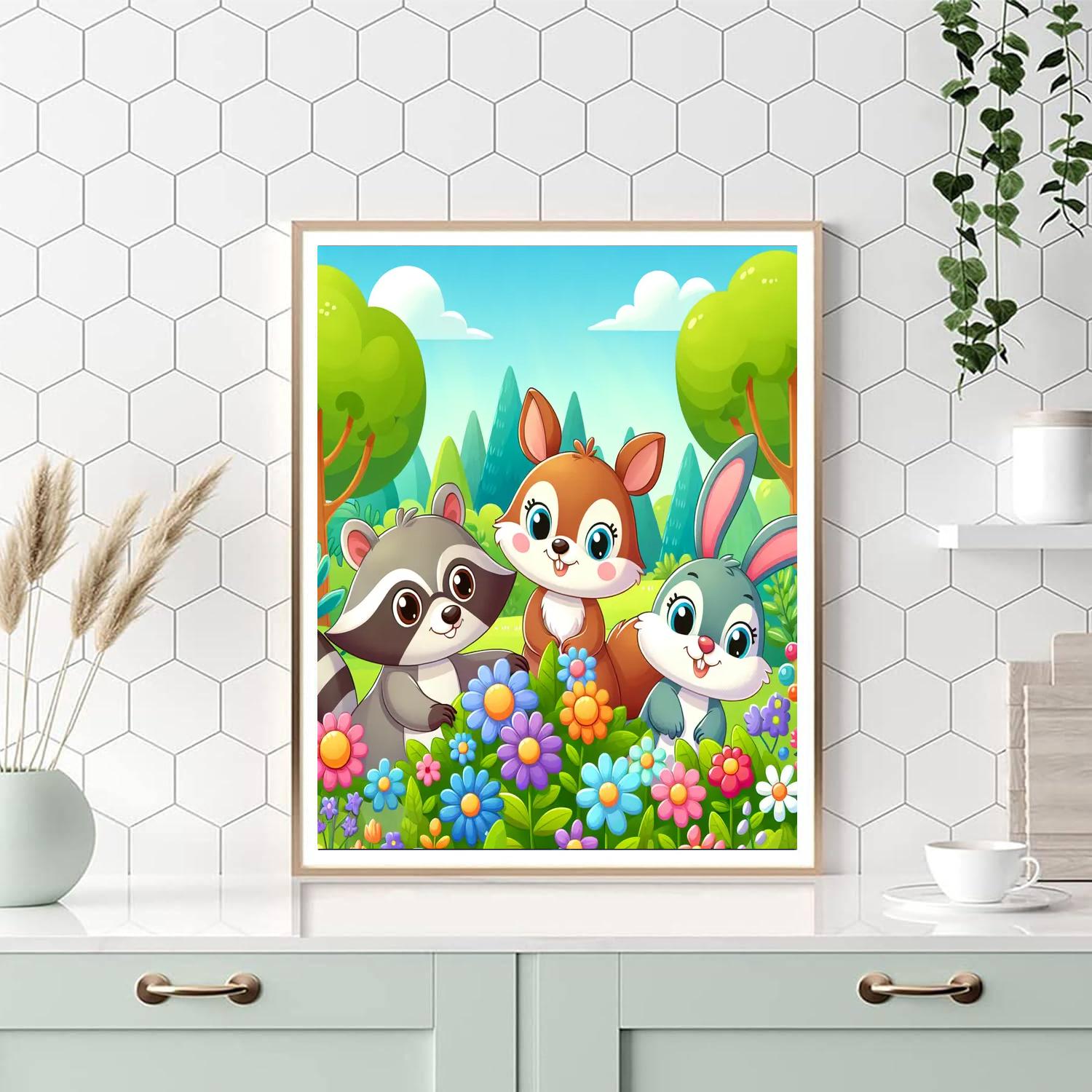 Curious Critter Expedition Numbered Painting Kits