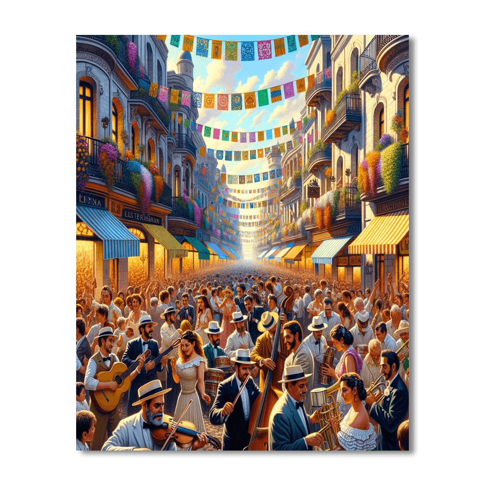 Día De La Música - France Paint By Color