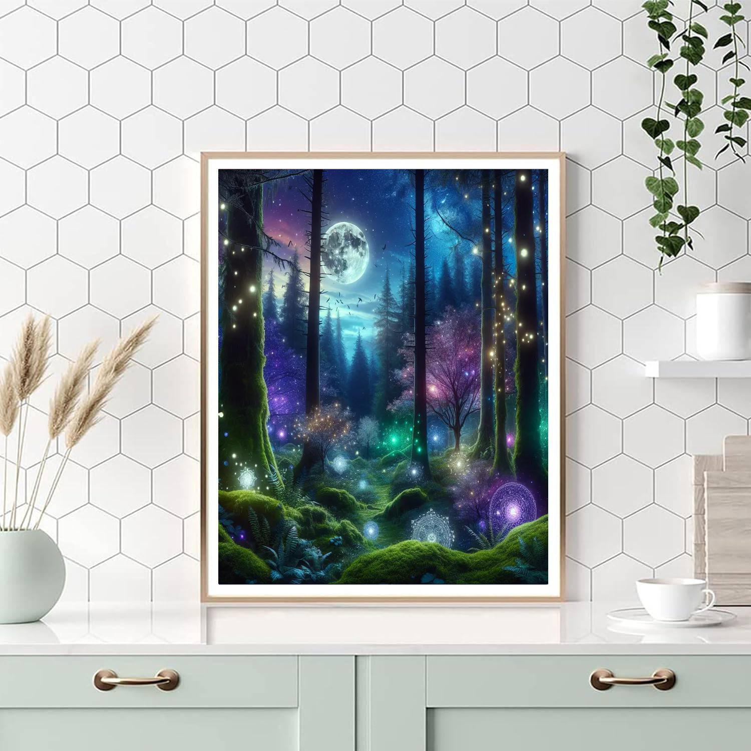 Fairy Forest Glimmer Numbered Painting Kits