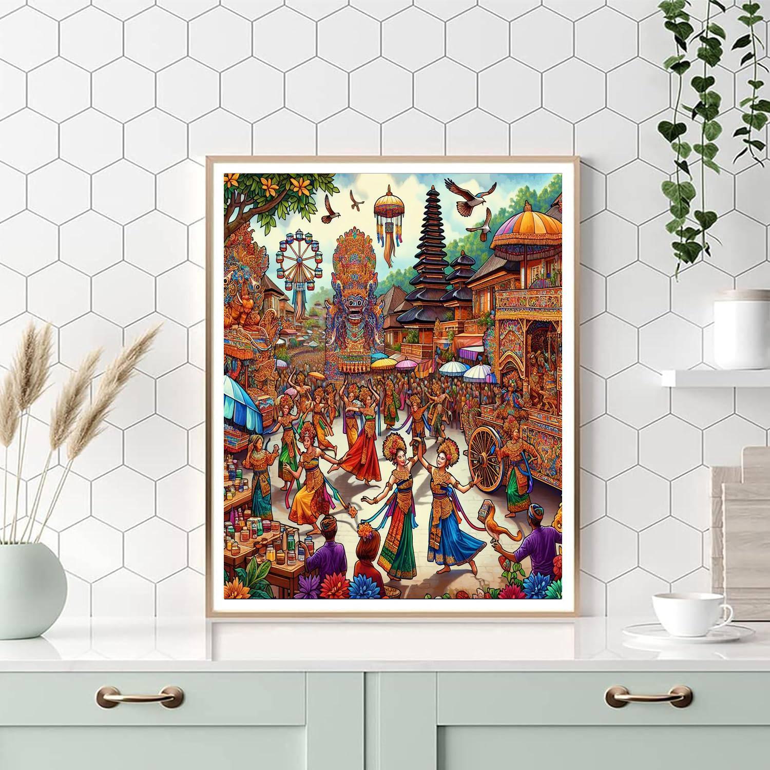 Bali Arts Festival - Denpasar Paint By Numbers Art
