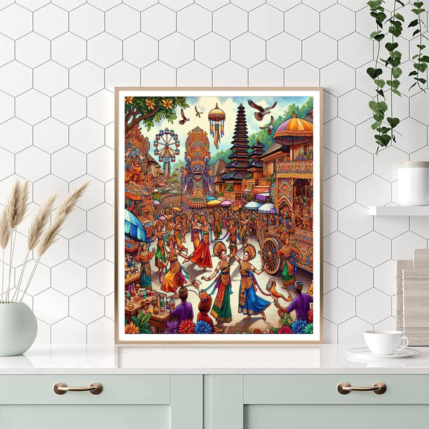 Bali Arts Festival - Denpasar Paint By Numbers Art