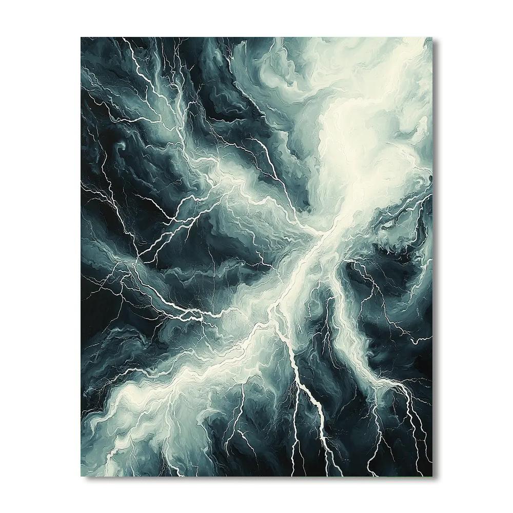 Michelangelo Inspired Harmony Of Storms  Painting Number Kit