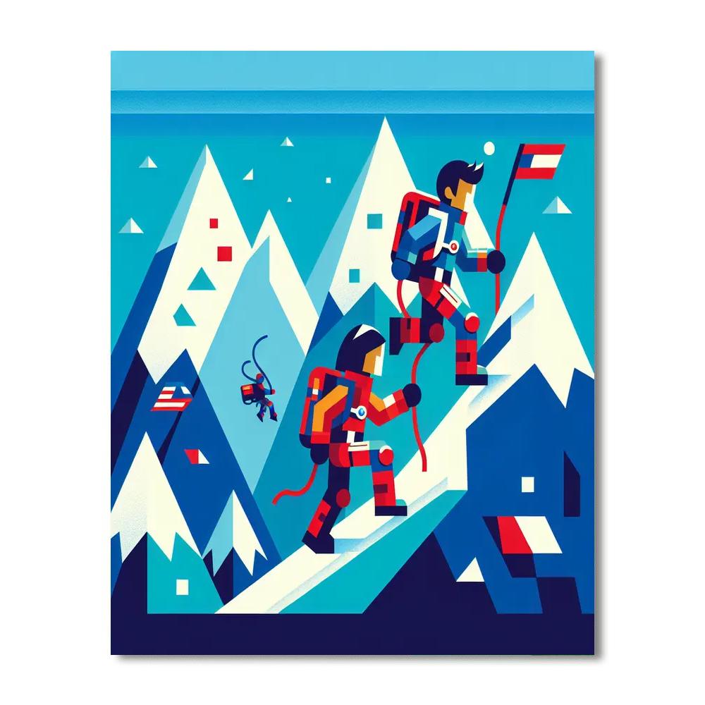 Mountain Rescue Paint By Numbers