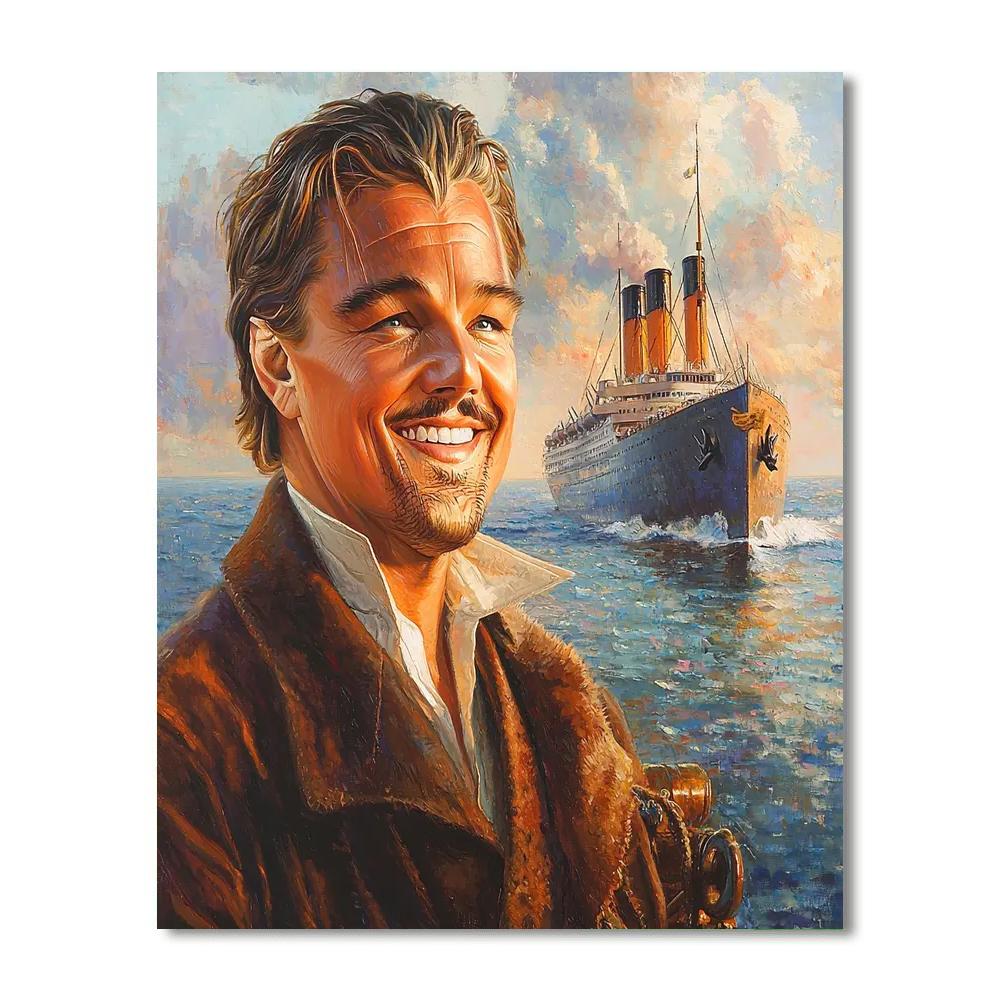 Leonardo Dicaprio: Chasing Dreams Across Time Numbered Painting Kits