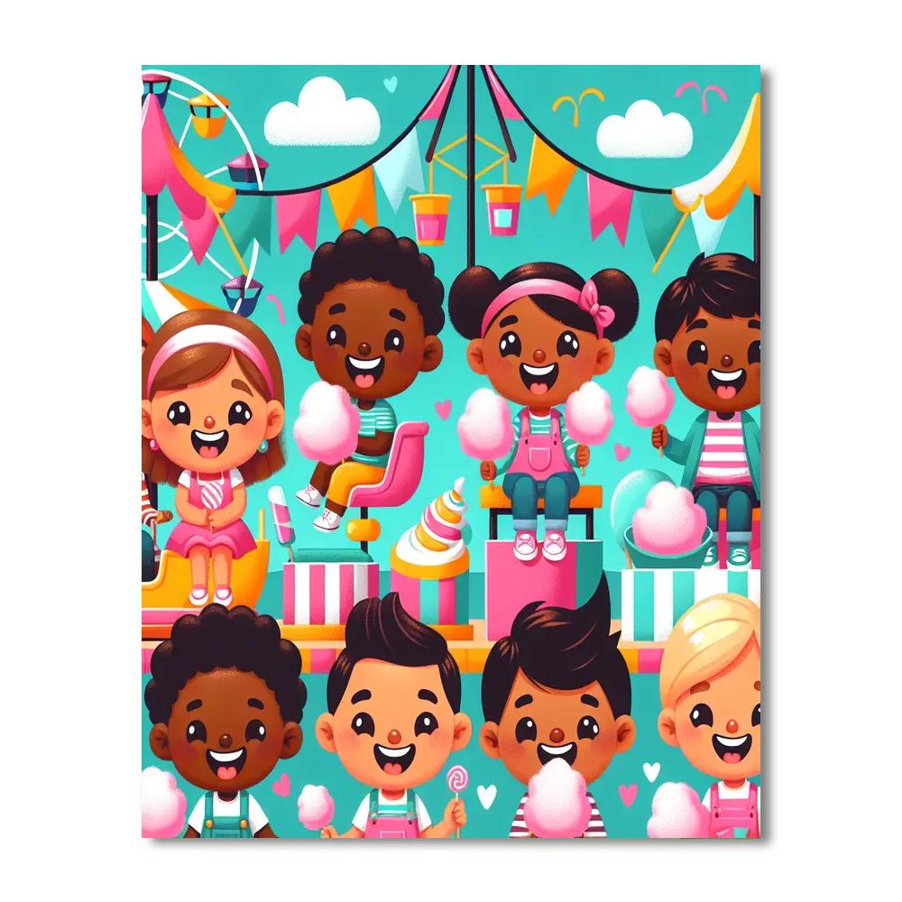 The Great Carnival Number Painting