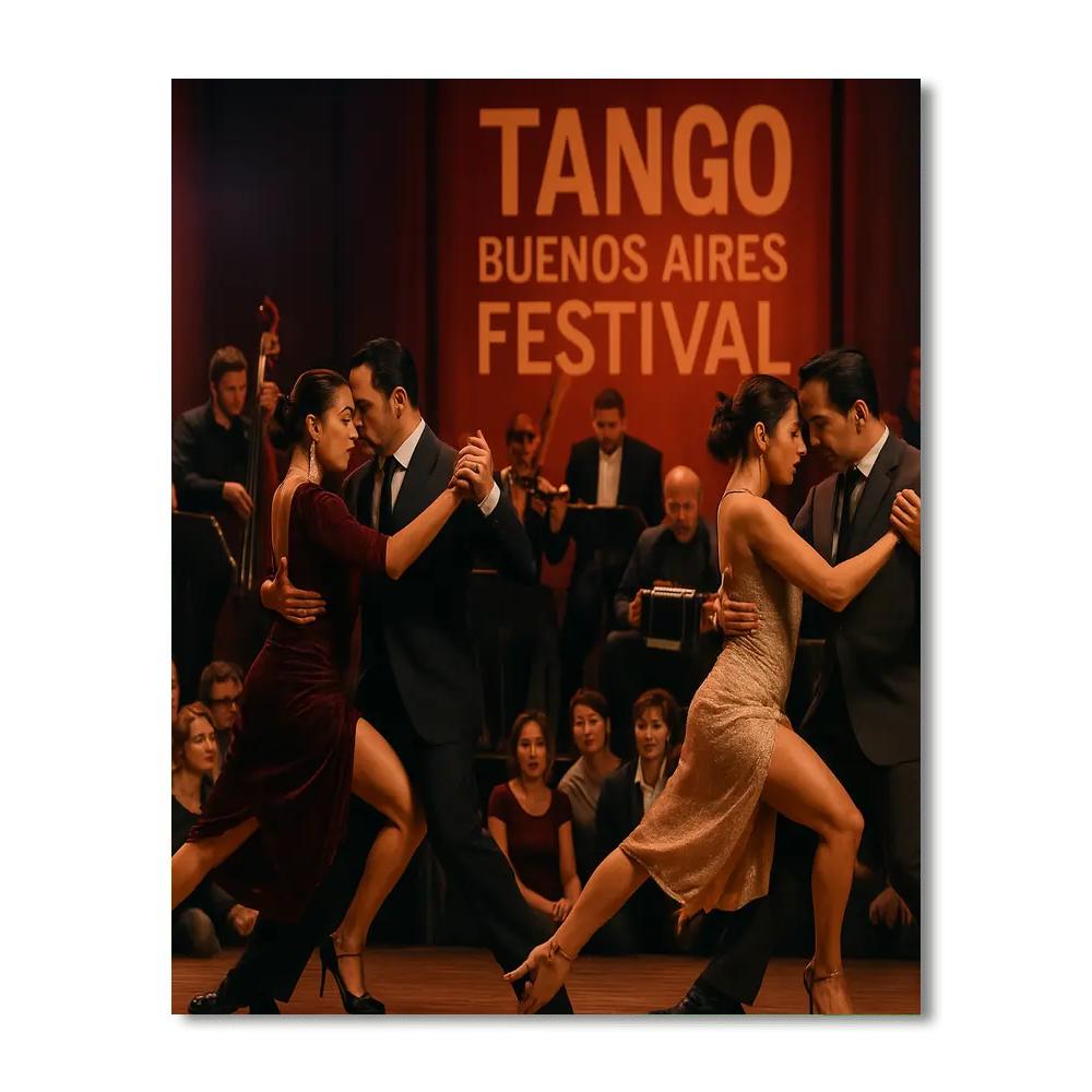 Tango Buenos Aires Festival Y Mundial - Argentina DIY Paint By Numbers