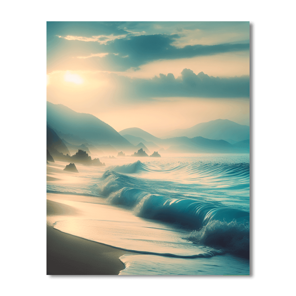 Coastal Harmony Painting Number Kit