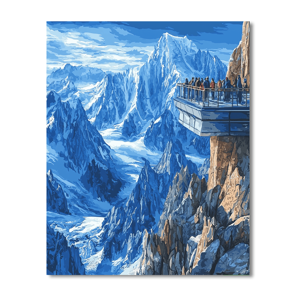 Aiguille Du Midi Paint By Numbers Kits