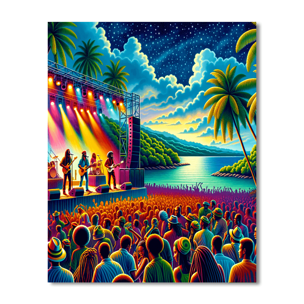 Reggae Sumfest - Jamaica Paint By Numbers