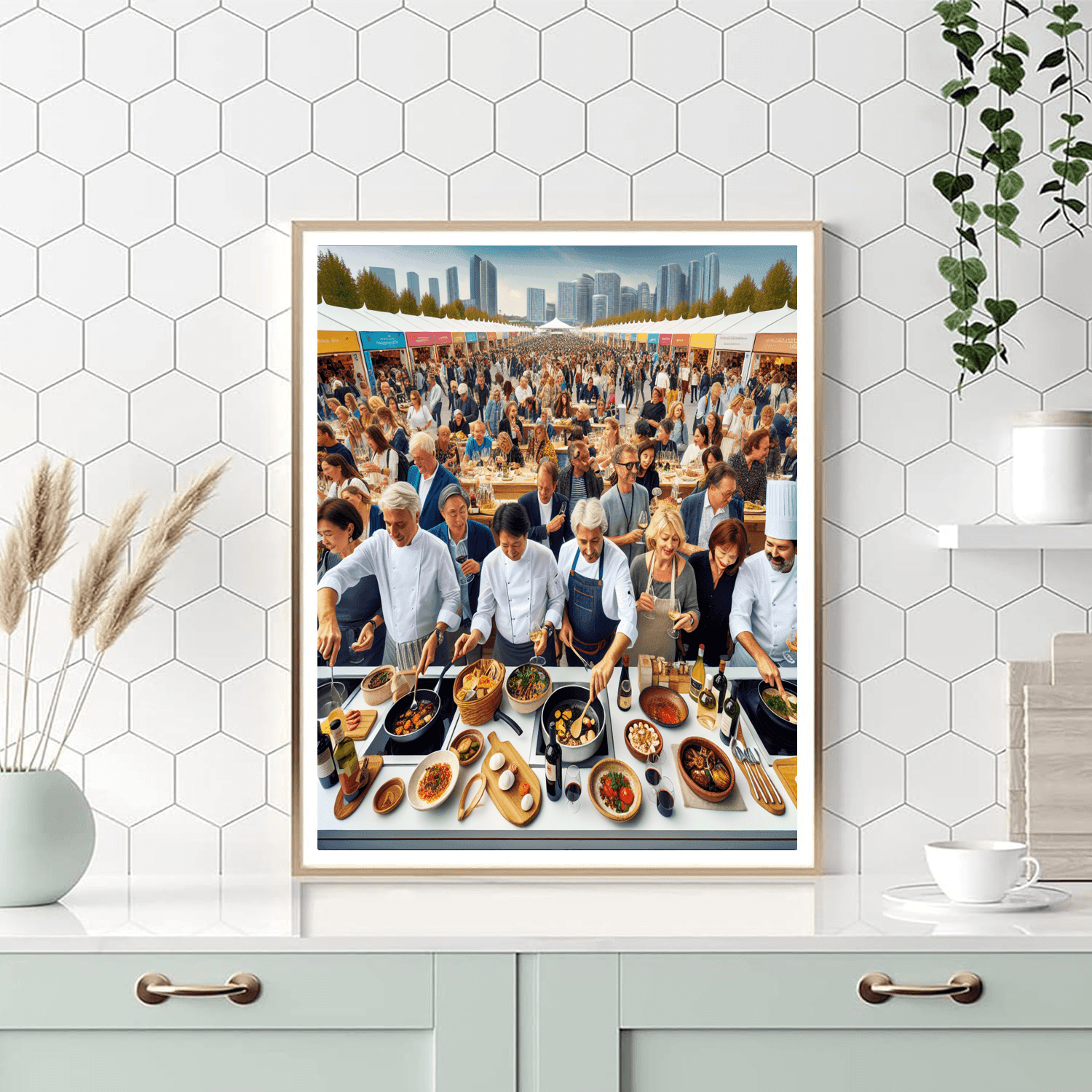 The Melbourne Food And Wine Festival - Australia Paint By Numbers Kits