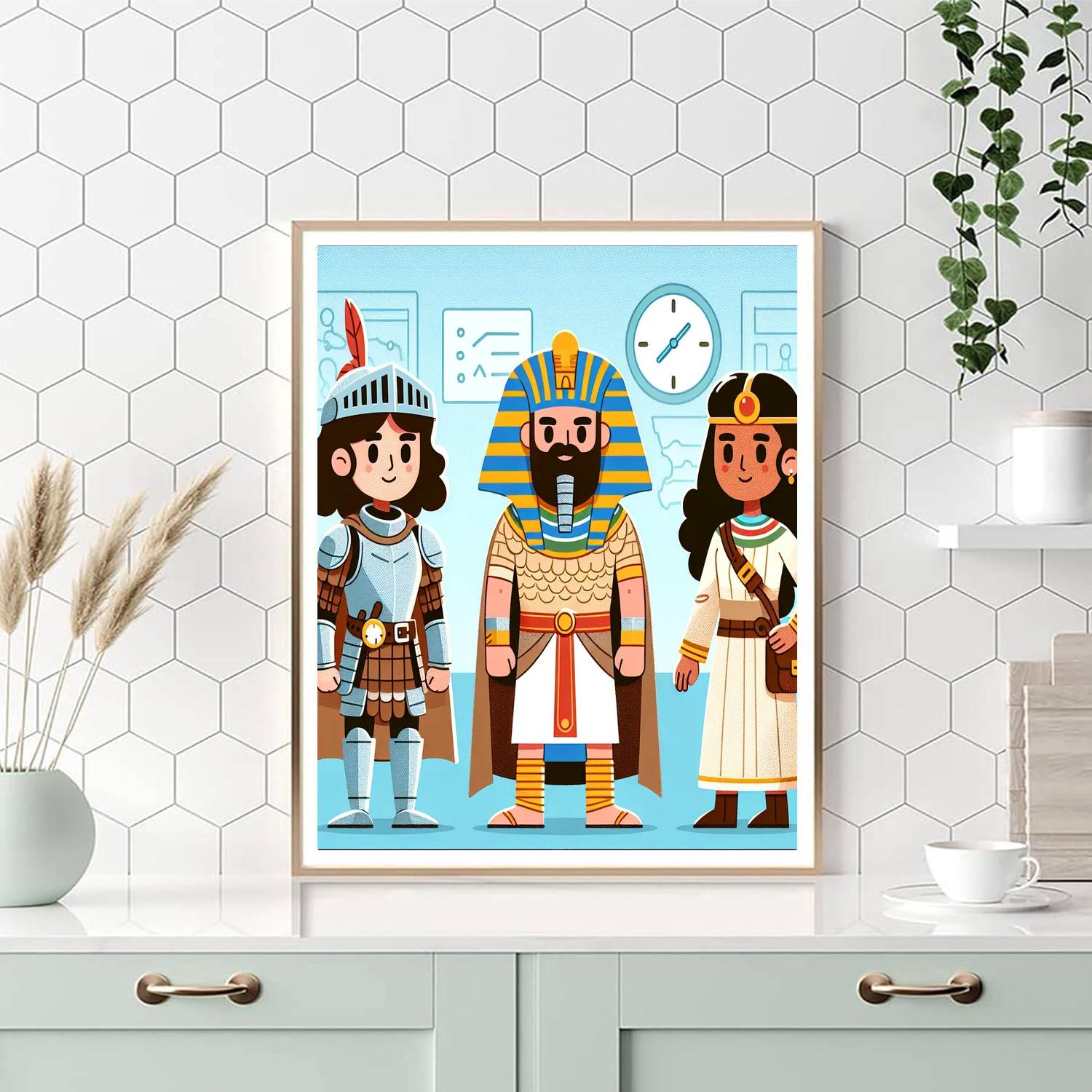 Artistic Time Travel Paint By Numbers