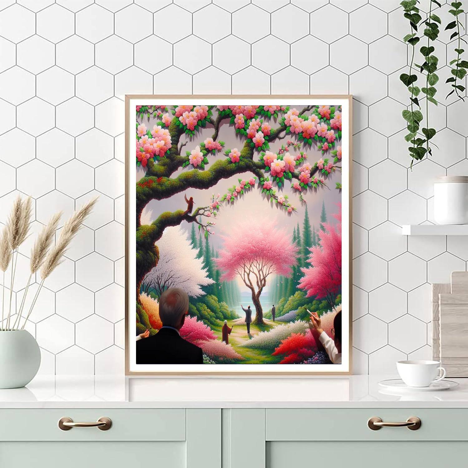 Spring Blossom Celebration Paint By Numbers Art