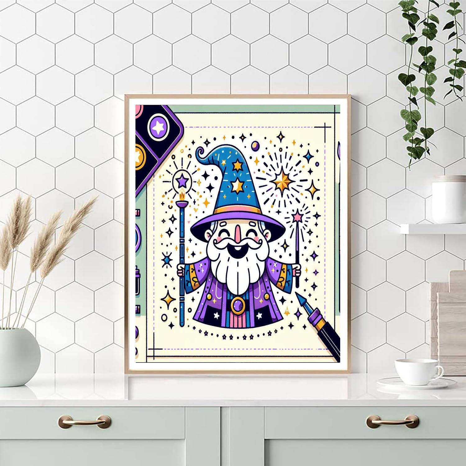 Giggle-box Wizard DIY Paint By Numbers