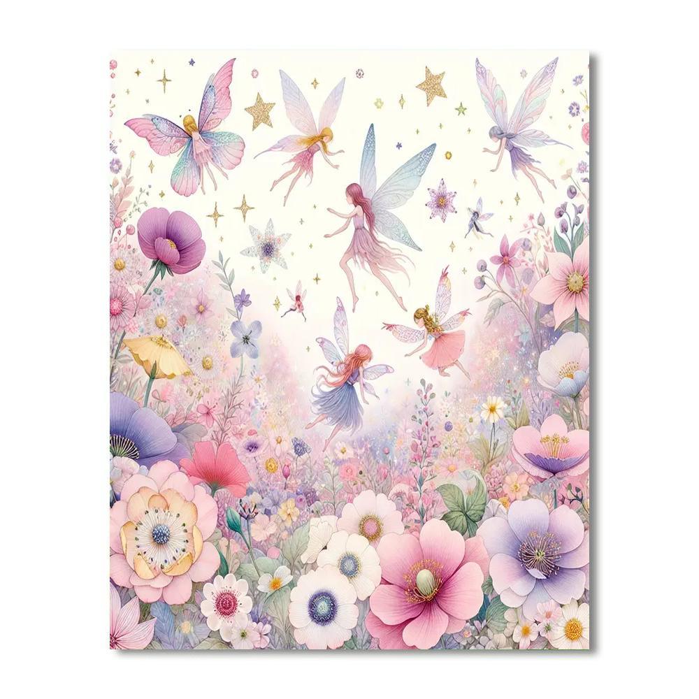 Delightful Garden Fairies Paint By Color