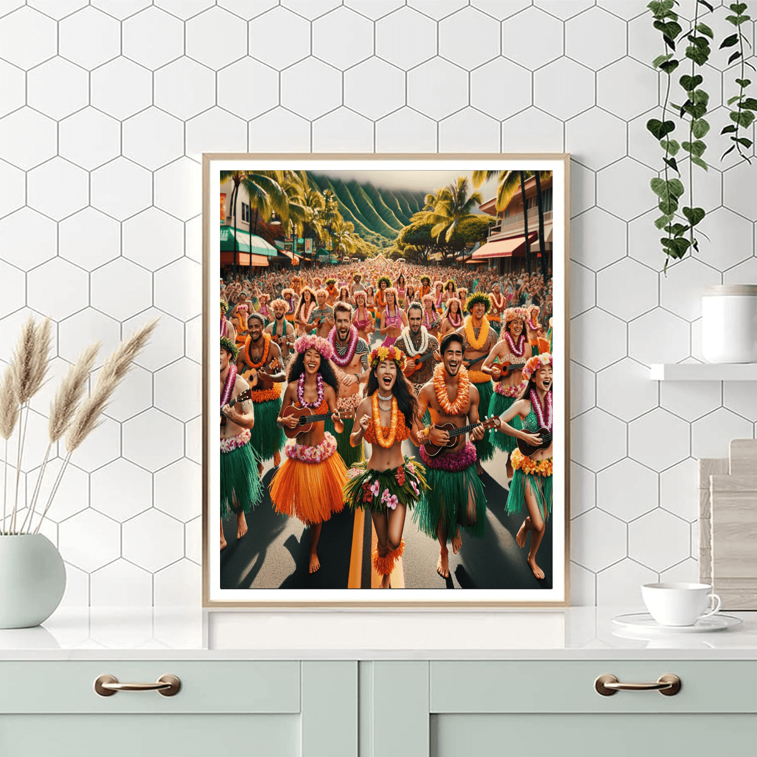 Aloha Festivals - Hawaii DIY Paint By Numbers