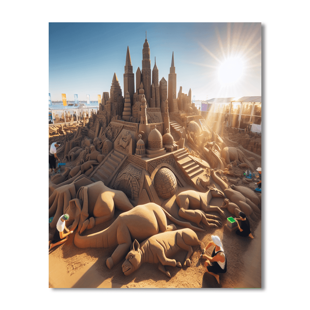 International Sand Sculpting Festival - Portugal Paint By Numbers Kits