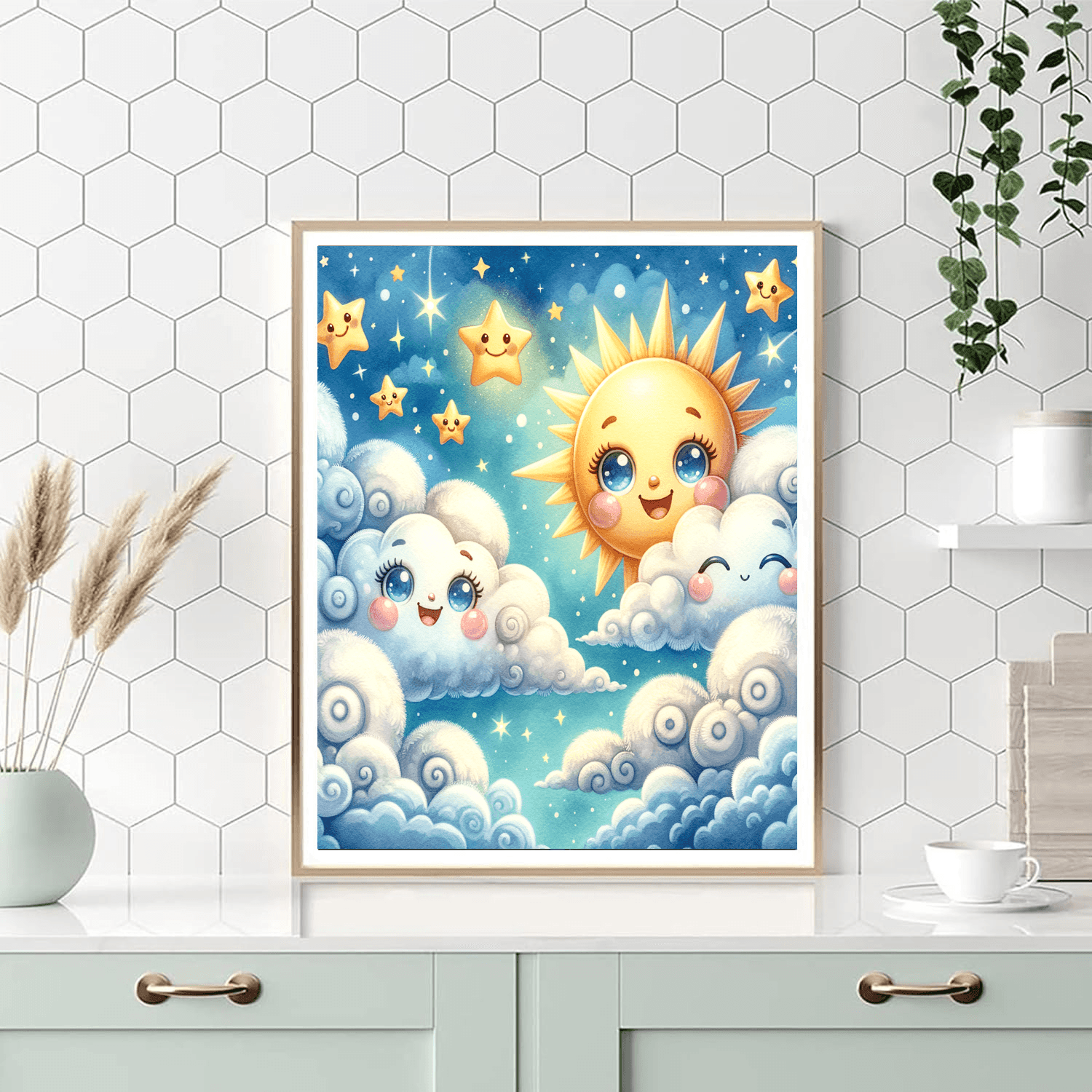 Dreamy Cloud Adventures Paint By Numbers