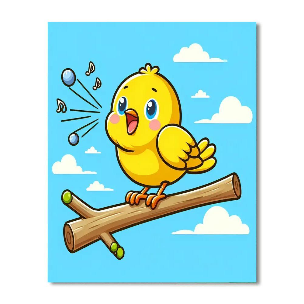 Singing Canary Paint By Numbers Kits